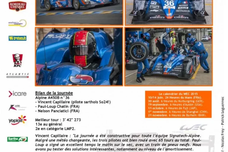 Has Climatisation Fabrication Gaine Textile Nantes HAS SPONSOR DU 24 HEURES DU MANS 2015